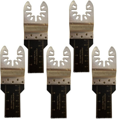Rennie Tools Pack Of 5 x 20mm Wide BiMetal Oscillating Multi Tool