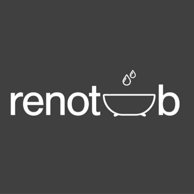 Renotub Premium 2K Bath Resurfacing Repair Enamel Paint - Brilliant White
