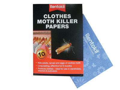 Rentokil - Clothes Moth Papers (Pack 10)