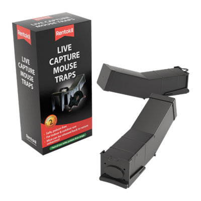 Rentokil Live Capture Mouse Trap - twin pack