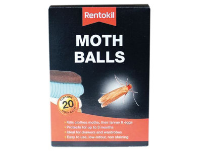 Rentokil - Moth Balls (Pack 20)