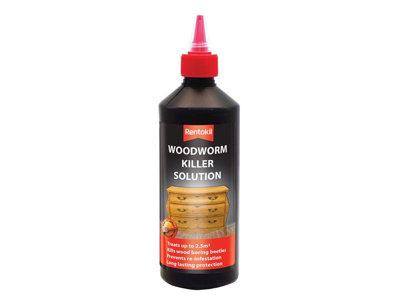 Rentokil PSW103 Woodworm Killer Solution 500ml RKLPSW103