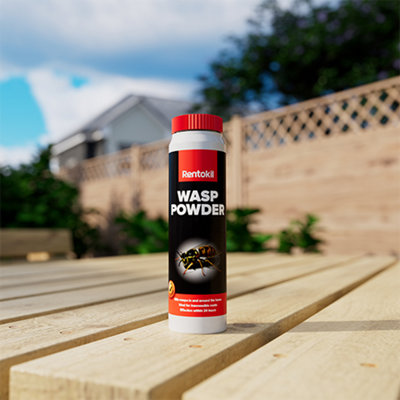 Rentokil Wasp Powder, (300g powder bottle)