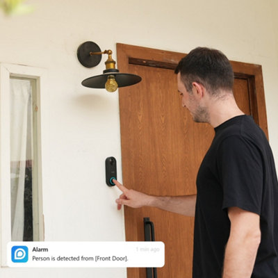 Reolink 2K+ PoE Smart AI powered detection, custom motion zone Video Doorbell & Chime
