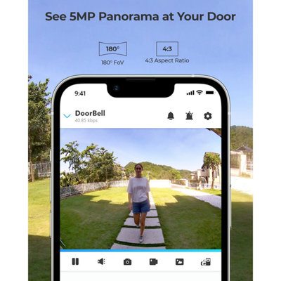 Reolink 2K+ PoE Smart AI powered detection, custom motion zone Video Doorbell & Chime
