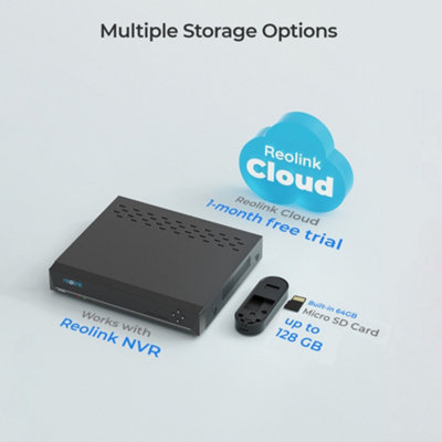 Reolink 2K+ WiFi Smart AI detection, custom motion zone Doorbell & Chime + 64GB MicroSD card