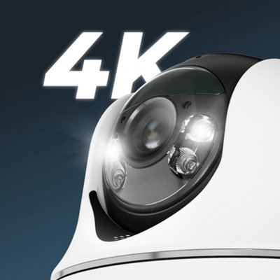 Reolink Argus 4K PT 360 degree view, Advanced AI detection, Colour night vision Battery Camera with Solar Panel +64GB MicroSD card