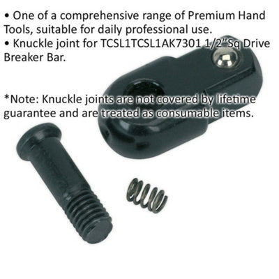 Replacement 1/2" Sq Drive Knuckle Joint for ys01781 Breaker Bar