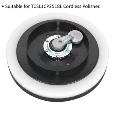 Replacement 240mm Backing Pad Assembly for ys03532 Cordless Orbital Polisher