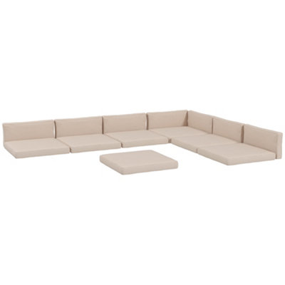 Replacement Cushions for Rattan Furniture, 7 Seat Cushions and 7 Back Cushions