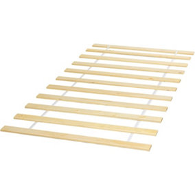 Replacement Double Wooden Bed Slats Webbed