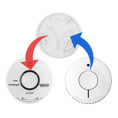 Replacement for FireAngel ST-622 10 Year Smoke Alarm