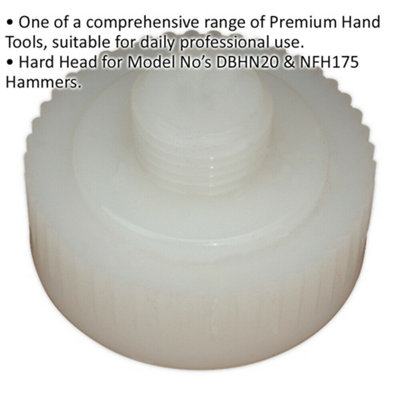 Replacement Hard Nylon Hammer Face for ys03939 & ys05781 Nylon Faced Hammer