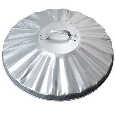 Replacement Metal Bin Lid 16" 406mm Steel Bin Lid for 55L 60L & 65L Bins