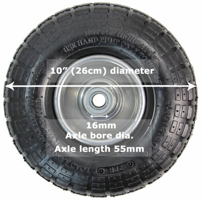Replacement Pneumatic Tyres 2 Pack - 8