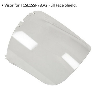 Replacement Polycarbonate Visor for ys09645 Deluxe Brow Guard with Face Shield