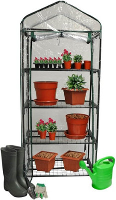 Replacement PVC Cover for 4 Tier Greenhouse Clear Waterproof Spare ...