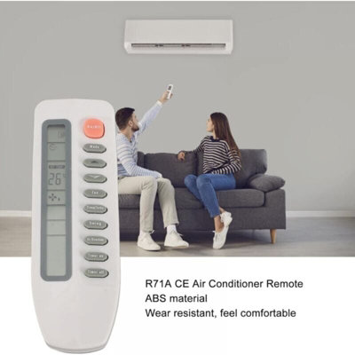 Replacement Remote Control for Midea Air Conditioner Models R71a e R71 ...