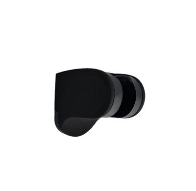 Replacement Shower Rail Holder Black Matt Finish Plastic Material Accessory - 3