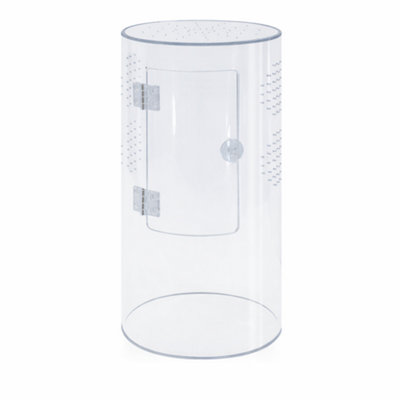 Reptile Repto Terra Clear Transparent Cylinder Acrylic Terrarium 15 x ...