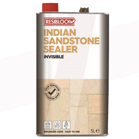 Resiblock Indian Sandstone Sealer - Invisible - 5L (Natural Stone Sealer)