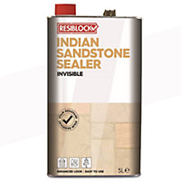 Resiblock Indian Sandstone Sealer Invisible 5L - Prevent Food & Drink Stains. Maintain Paving Aesthetic.