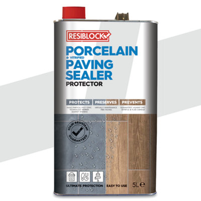 Resiblock Porcelain Paving Sealer - 5L - Porcelain & Vitrified Paving