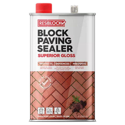 Resiblock Superior Block Paving Sealer - Easy To Apply - Resistance to ...