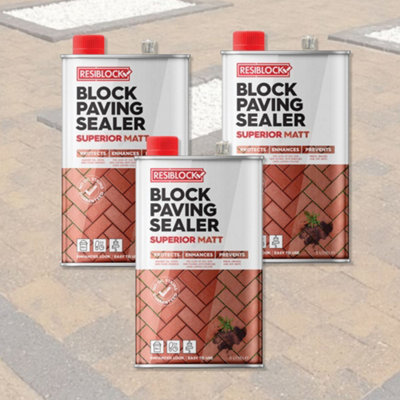 Resiblock Superior Matt - 15L - World Leading Block Paving Sealer with ...