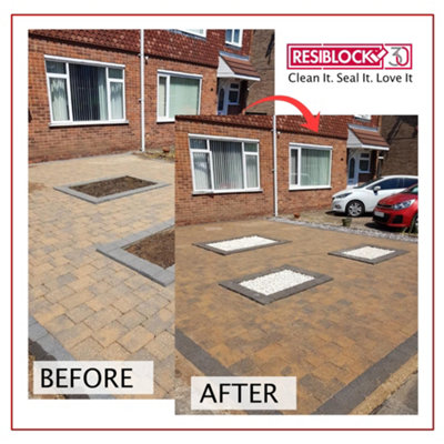 Resiblock Superior Matt - 25L - World Leading Paving Sealer with a no Oil Stains Guarantee.