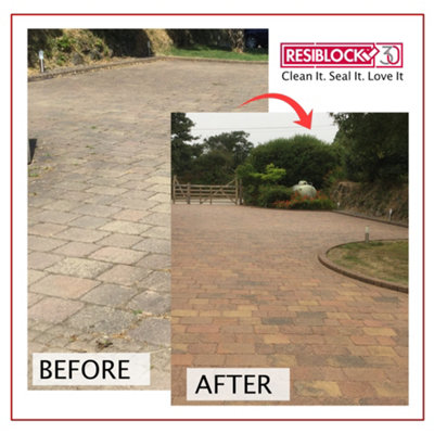 Resiblock Superior Matt - 25L - World Leading Paving Sealer with a no Oil Stains Guarantee.