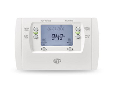 Resideo 7 Day 2 Channel Heating Programmer Direct Replacement for Honeywell ST9400C ST699 ST799 ST7100