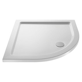 Resin Quadrant Shower Tray (Waste Not Included) - 1000mm - White - Balterley