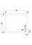 Resin Rectangular Shower Tray (Waste Not Included) - 1100mm x 900mm - White - Balterley