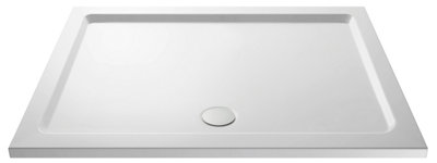 Resin Rectangular Shower Tray (Waste Not Included) - 1500mm x 760mm - White - Balterley