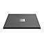 Resin Slimline Square Shower Tray (Waste Not Included) - 800mm - Slate Grey - Balterley