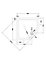 Resin Slip Resistant Slimline Quadrant Shower Tray (Waste Not Included) - 800mm x 800mm - White - Balterley