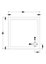 Resin Slip Resistant Square Shower Tray (Waste Not Included) - 900mm - White - Balterley