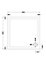 Resin Square Shower Tray (Waste Not Included) - 1000mm - White - Balterley