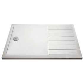 Resin Walk-In Shower Tray 1700mm x 700mm (Waste Not Included) - White - Balterley
