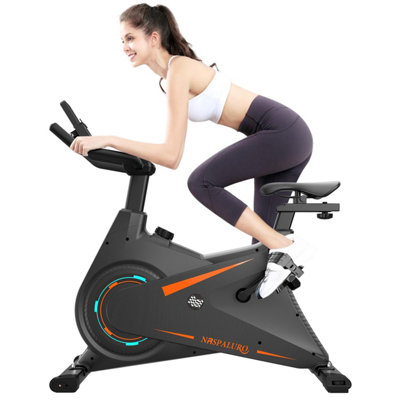 Spin bike discount heart rate monitor