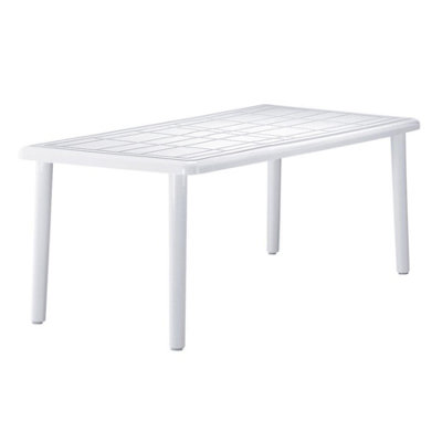 6 seater deals plastic table