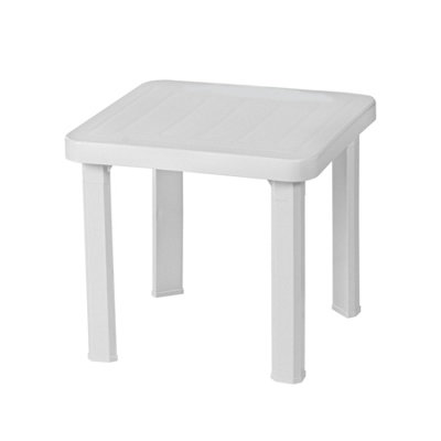 Resol Andorra Garden Side Table - White