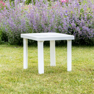 Resol - Andorra Garden Side Table - White - 4