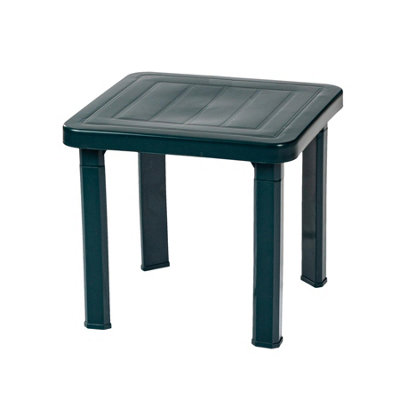 Resol Andorra Garden Side Tables Green Pack of 6 DIY at B&Q