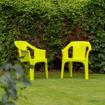 Resol - Cool Garden Dining Chairs - Green - Pack of 4