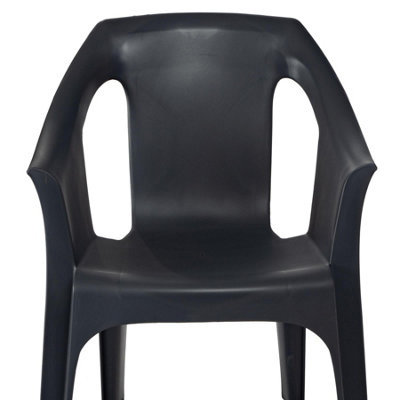 Resol - Cool Garden Dining Chairs - Grey - Pack of 4 - 6