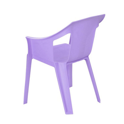 Resol - Cool Garden Dining Chairs - Purple - Pack of 8 - 7