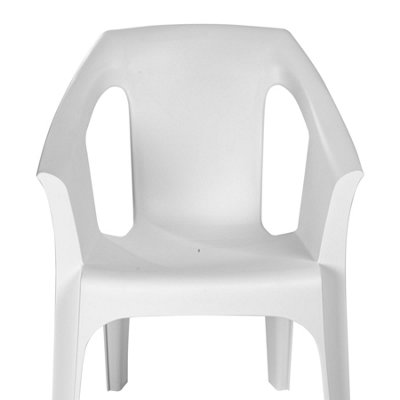 Resol - Cool Garden Dining Chairs - White - Pack of 4 - 6