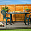 Resol - Gala 4 Seater Garden Dining Table - Green